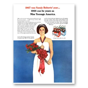 1967 Dr Pepper Print Ad | Sandy Roberts