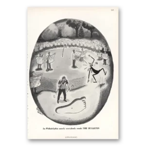 1967 Philadelphia Bulletin Print Ad | Golfers