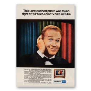 1967 Philco Television Print Ad | Unretouched Photo