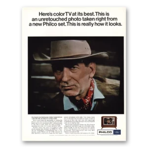 1967 Philco Television Print Ad | Color Tv At Its Best