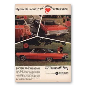 1966 Plymouth Fury Print Ad | Win Over