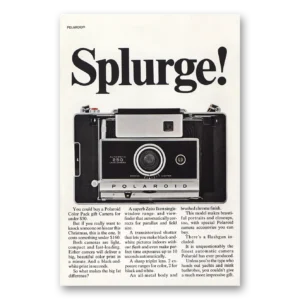 1967 Polaroid Color Pack Camera Print Ad | Land Camera Splurge