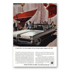 1967 Pontiac Safari Print Ad | Driving