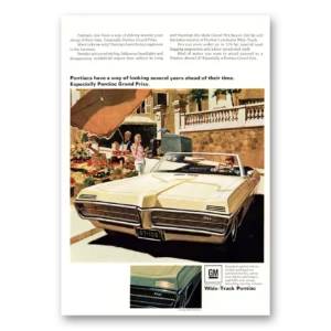 1967 Pontiac Grand Prix Print Ad | Years Ahead
