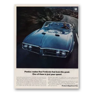 1967 Pontiac Firebird Print Ad | Just Your Speed