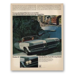 1967 Pontiac Grand Prix Print Ad | Convertible Best Idea