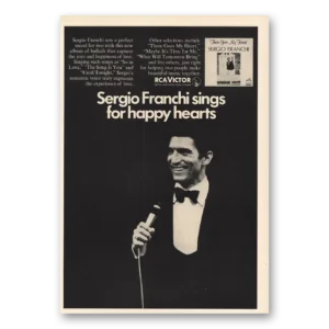1967 RCA Victor Print Ad | Sergio Franchi Sings