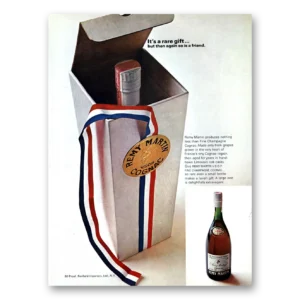 1967 Remy Martin Cognac Print Ad | Rare Gift