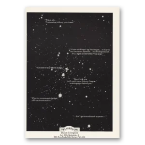 1967 Rainbow Grill Rockefeller Center Print Ad | Duke Ellington