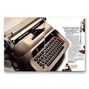 1967 Royal Typewriter Print Ad | Type Faster