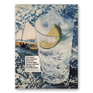 1967 Rums of Puerto Rico Print Ad | Sailboat