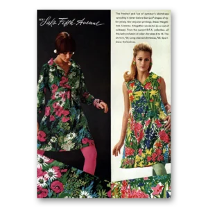 1967 Saks Fifth Avenue Print Ad | Summers Shirtdress