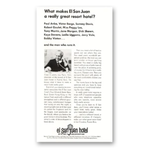 1967 El San Juan Hotel Print Ad | Really Great Resort Hotel