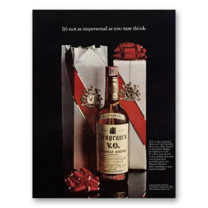 1967 Seagrams VO Whisky Print Ad | Impersonal