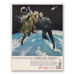 1967 Smirnoff Vodka Print Ad | Skyball