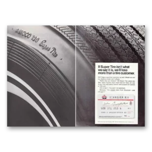 1967 Standard Oil Tires Print Ad | Super Human