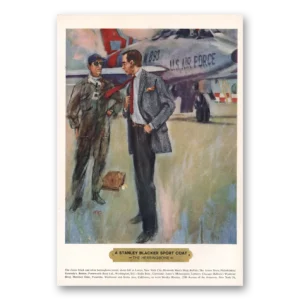 1963 Stanley Blacker Print Ad | Herringbone Sport Coat