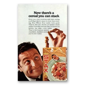 1966 Stax Cereal Print Ad | Can Stack