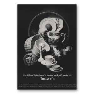 1967 Tiffany & Co Print Ad | China Department