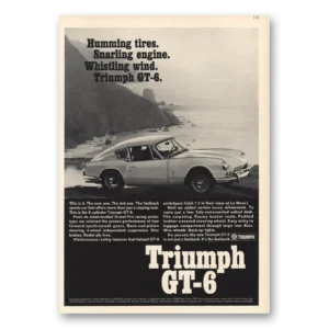 1967 Triumph Print Ad | Humming Tires
