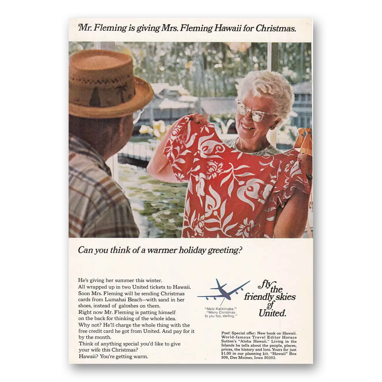 1967 United Airlines Print Ad | Mr Fleming