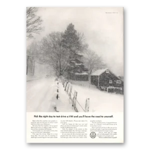 1967 Volkswagen Beetle Print Ad | Test Drive