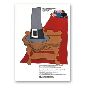1967 Western Electric Print Ad | Captain Standish