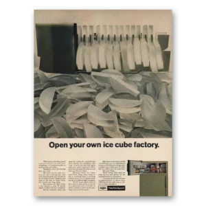 1967 Whirlpool Refrigerator Print Ad | Ice Cube Factory