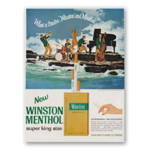 1967 Winston Cigarettes Print Ad | What Combo
