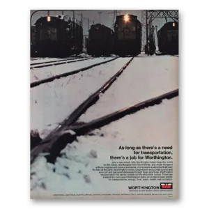 1967 Worthington Print Ad | As Long As Theres Need