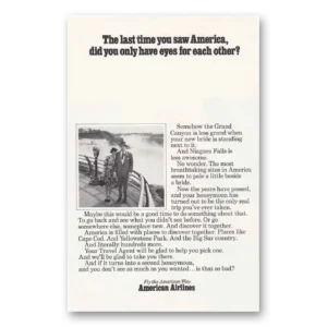 1968 American Airlines Print Ad | Last Time