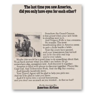 1968 American Airlines Print Ad | Last Time