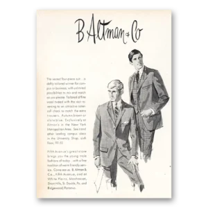 1968 B Altman Print Ad | Vested
