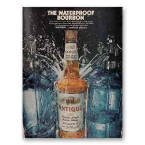 1968 Antique Bourbon Print Ad | Waterproof