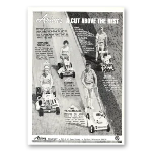 1968 Ariens Mowers Print Ad | Cut Above Rest