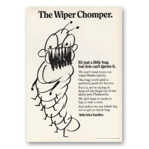 1968 Avis Rent a Car Print Ad | The Wiper Chomper