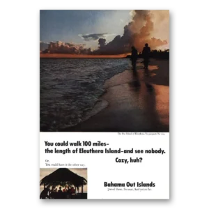 1968 Bahamas Print Ad | Out Islands Eleuthera