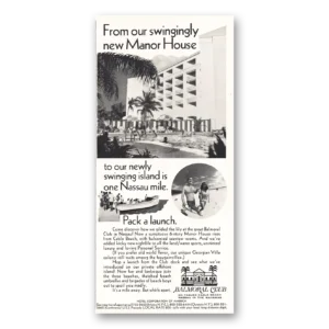 1968 Balmoral Club Print Ad | Swingingly New Manor House