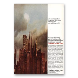 1968 Bank of New York Print Ad | Unimaginative Financing