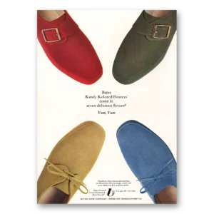 1968 Bates Shoes Print Ad | Kandy Kolored