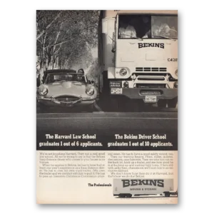 1968 Bekins Print Ad | Harvard Law