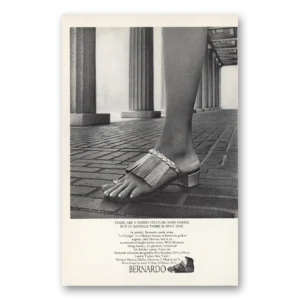 1968 Bernardo Print Ad | Dozen Couture Shoe Names