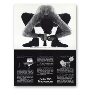 1968 Bolex Movie Camera Print Ad | Macrozoom