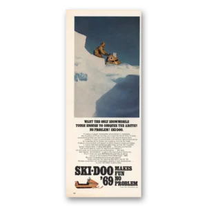 1968 Ski-Doo Print Ad | Snowmobile
