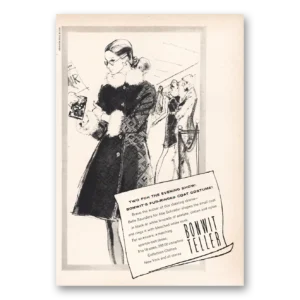 1968 Bonwit Teller Print Ad | Evening Show