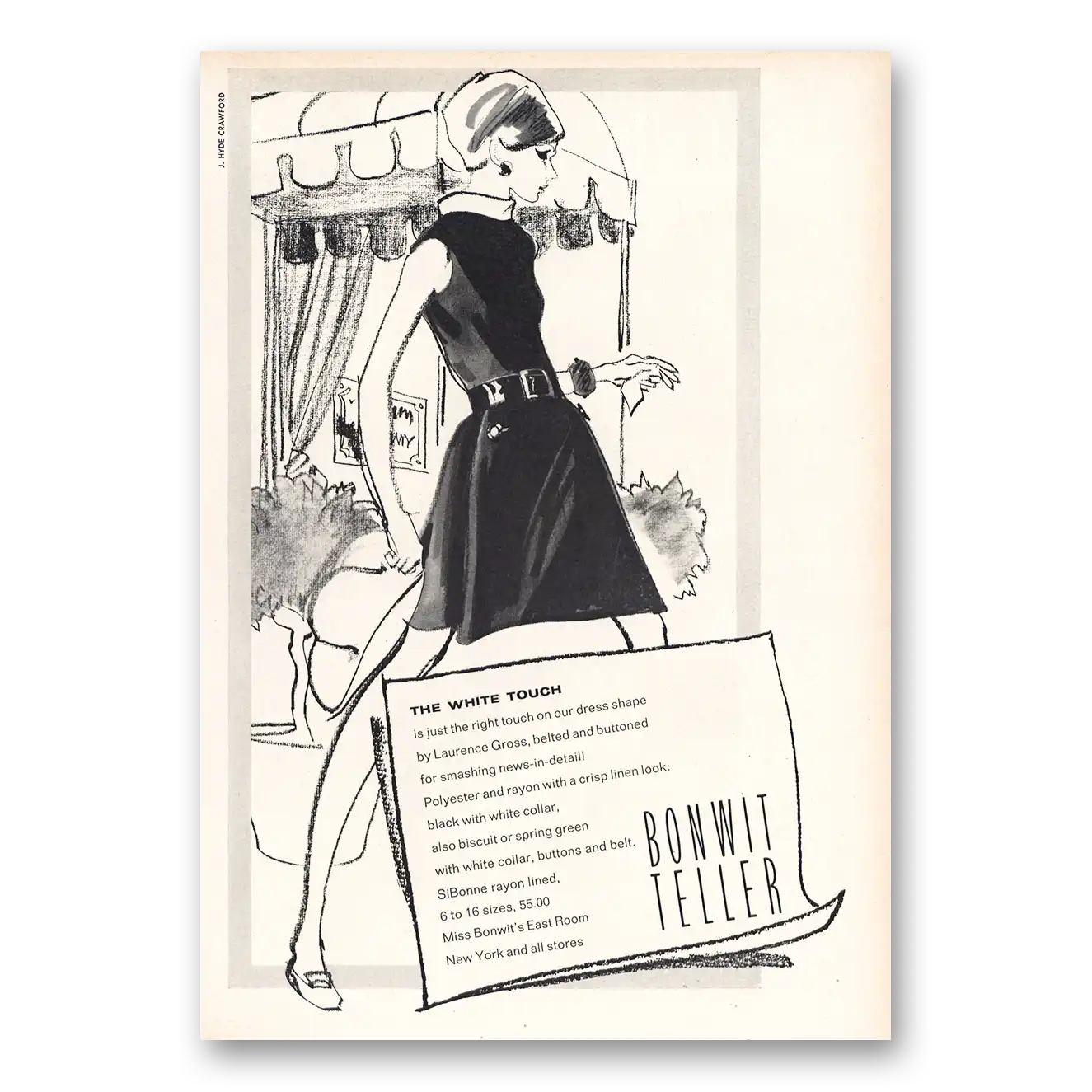 1968 Bonwit Teller Print Ad | Laurence Gross