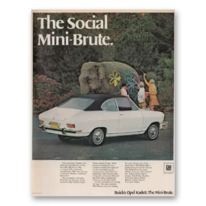 1968 Buick Opel Kadett Print Ad | Social Mini Brute