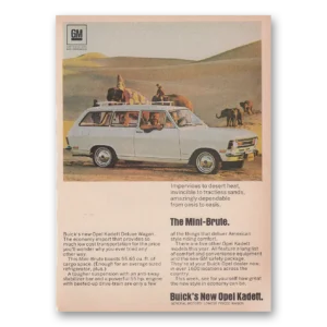 1968 Buick Opel Kadett Print Ad | Mini Brute