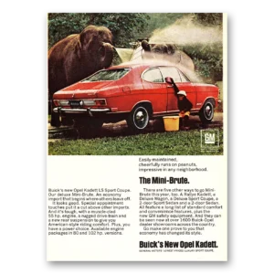 1968 Buick Opel Kadett Print Ad | Mini Brute