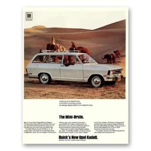 1968 Buick Opel Kadett Print Ad | Mini Brute
